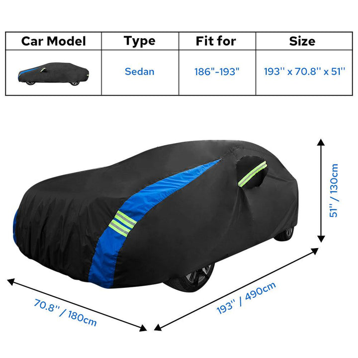 Avecrew All-Weather Car Cover for Wrangler and Sedan - @UTOS