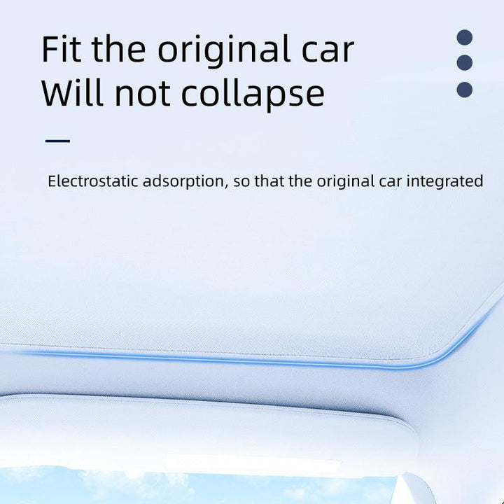 @UTOS Tesla Electrostatic Adsorption Sunroof Shade for Model 3/Y - @UTOS